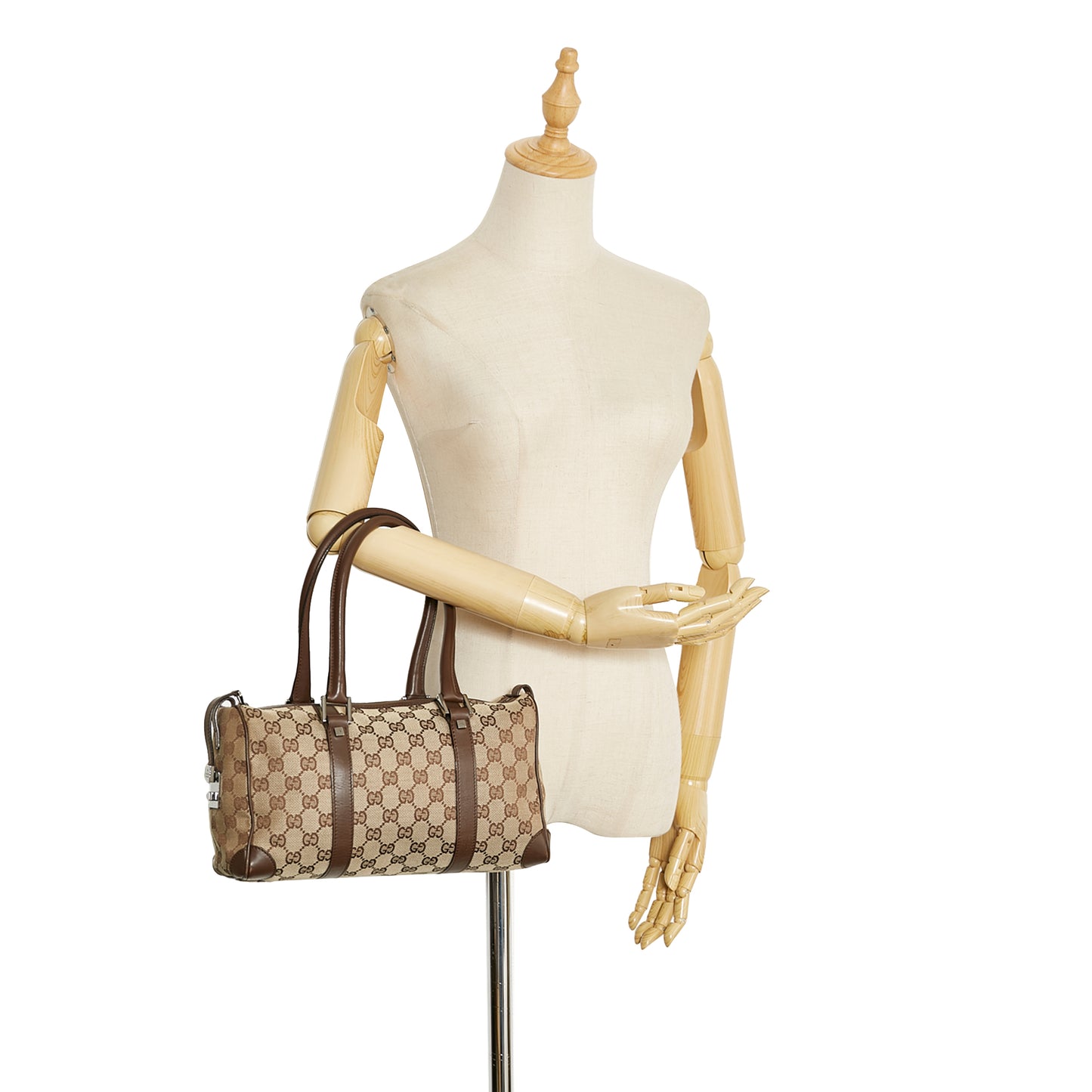 GG Canvas Boston Bag