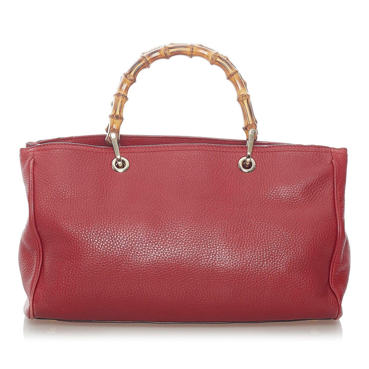 Bamboo Shopper Leather Satchel