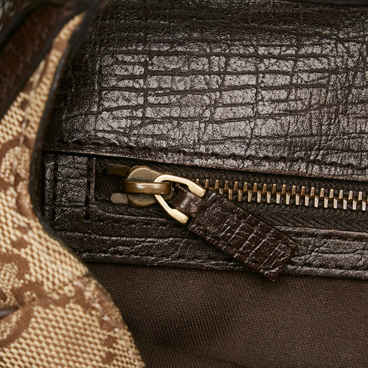 GG Canvas Horsebit Shoulder Bag