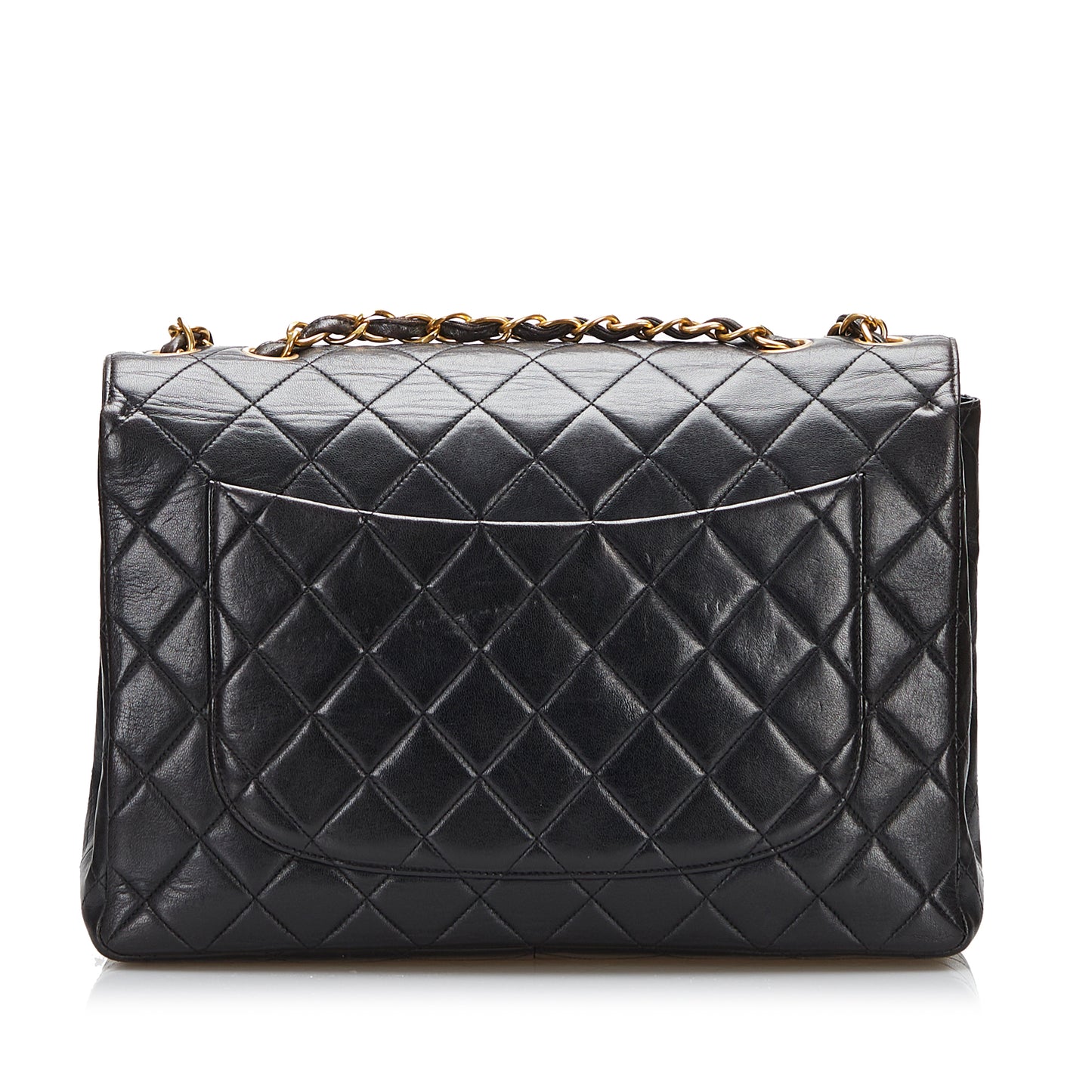 Maxi Classic Lambskin Single Flap