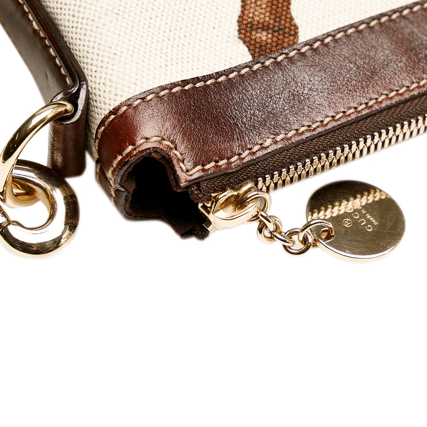 Horsebit Canvas Hobo Bag