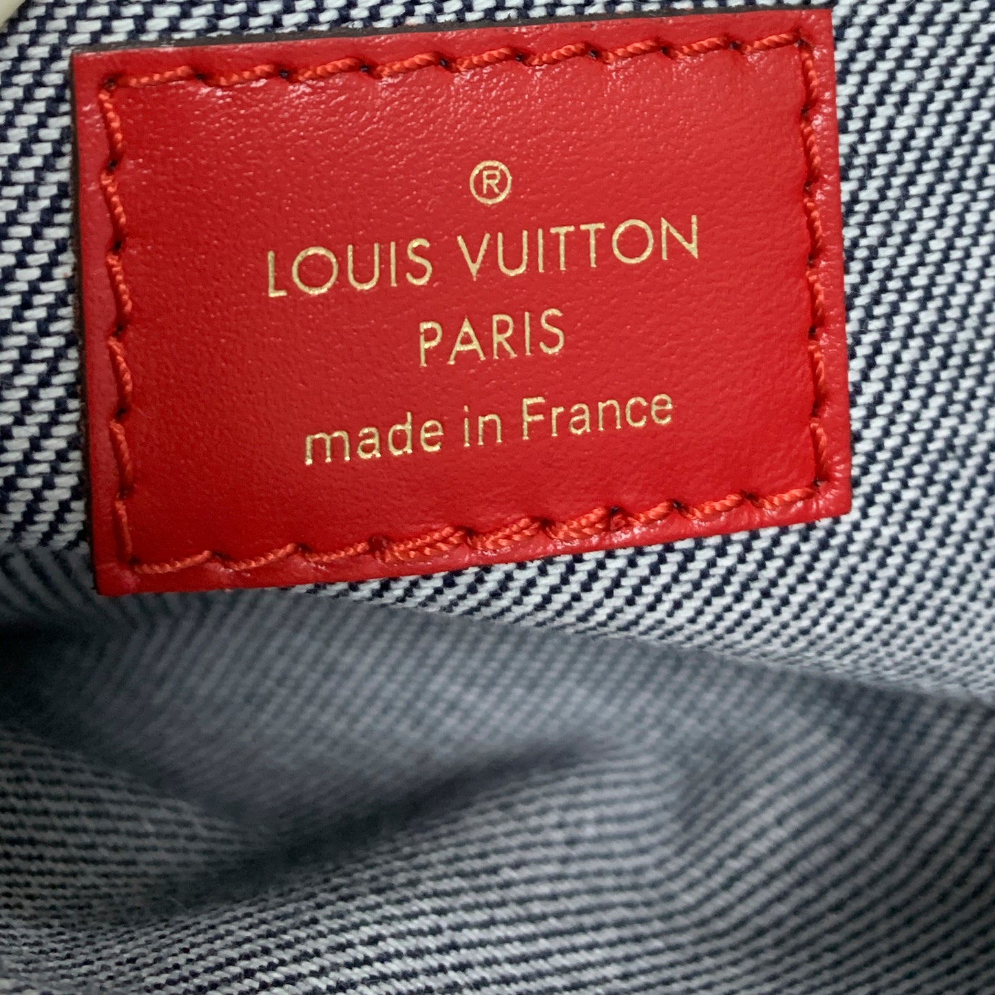 Monogram Denim Patchwork Multi-Pochette Accessoires