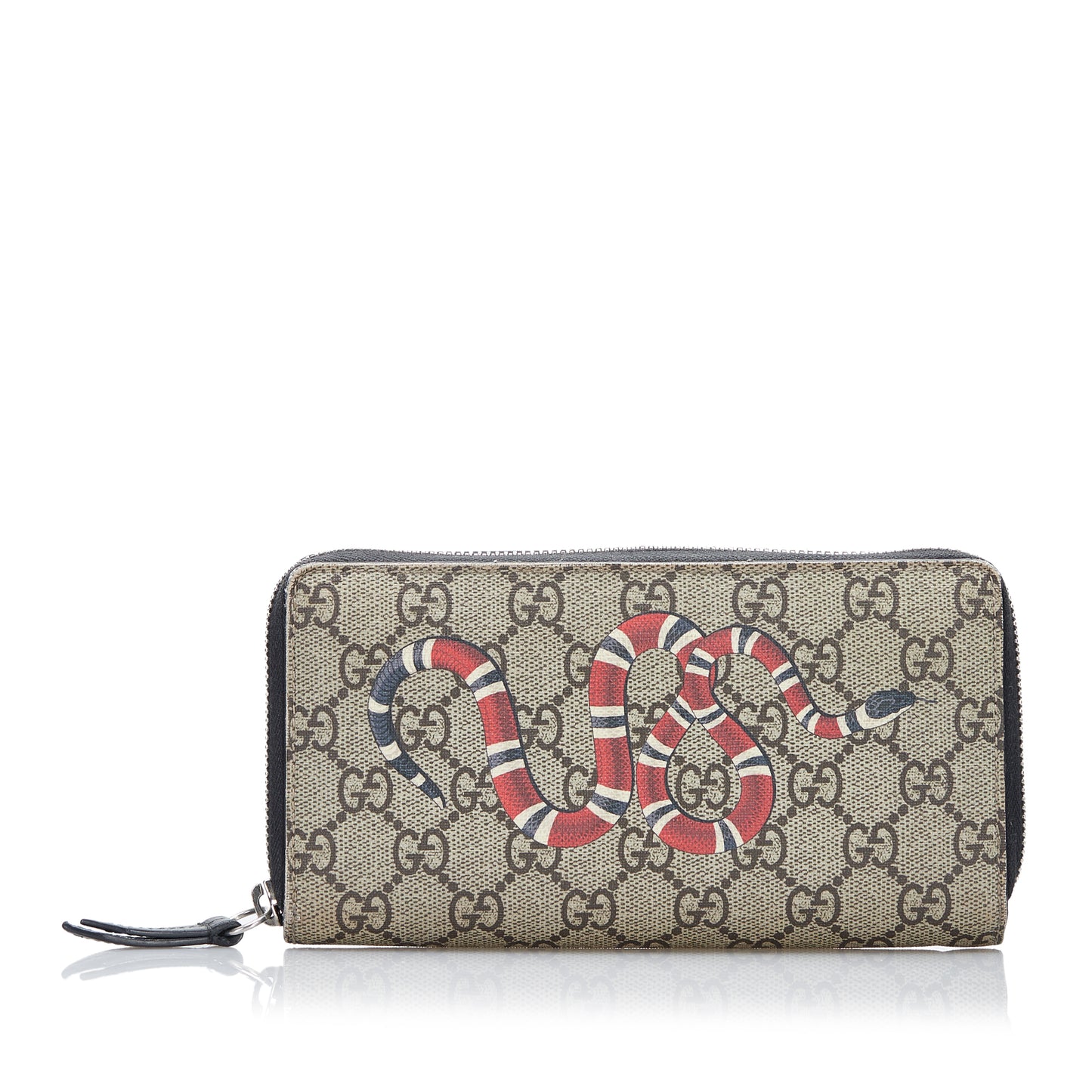 GG Supreme Kingsnake Zip Around Wallet