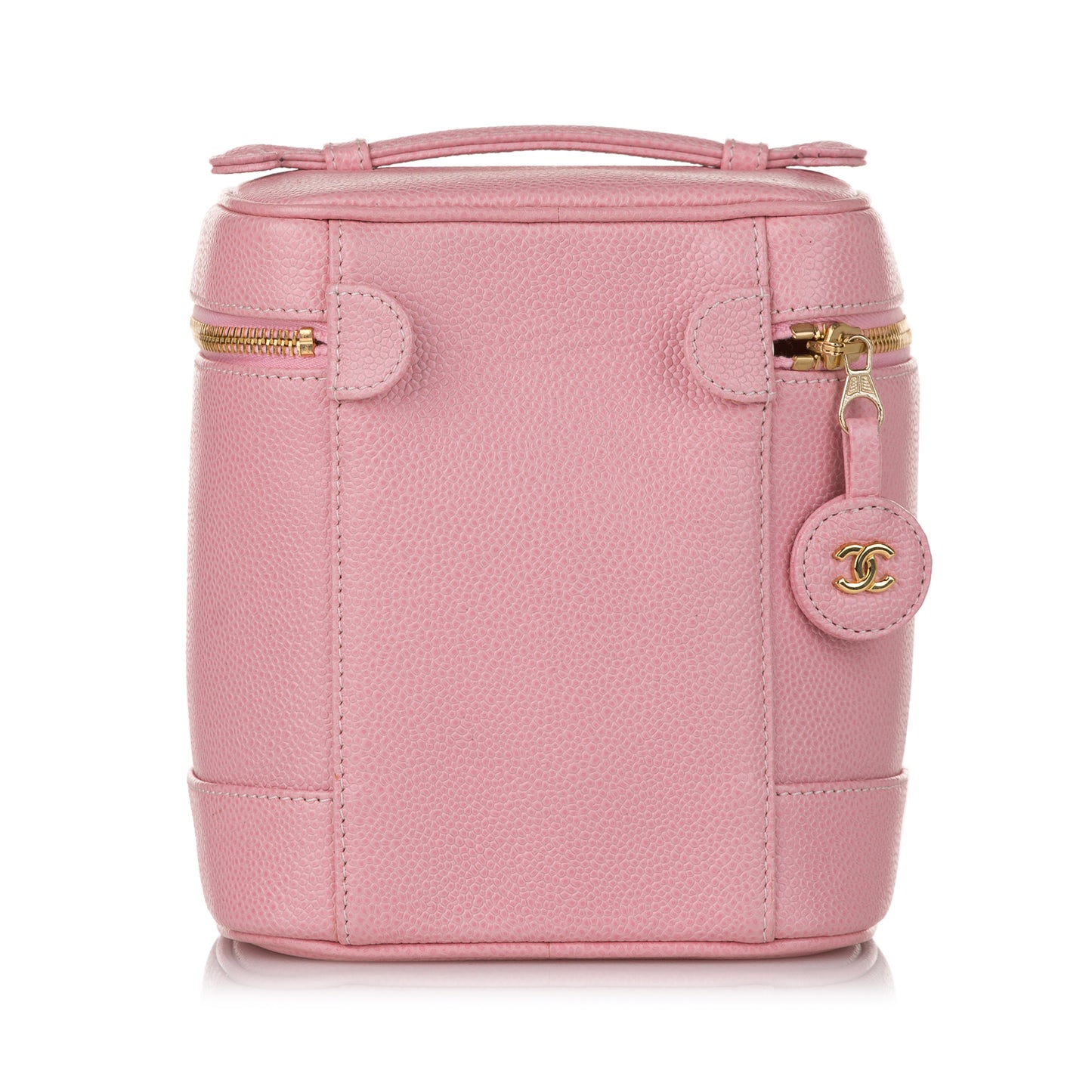 CC Caviar Leather Vanity Bag