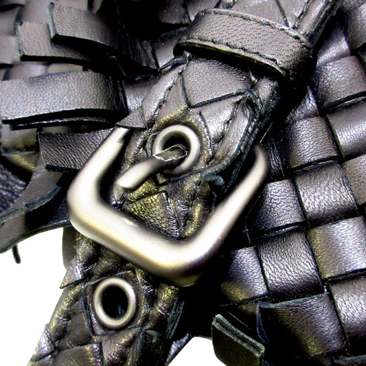 Intrecciato Leather Tote Bag