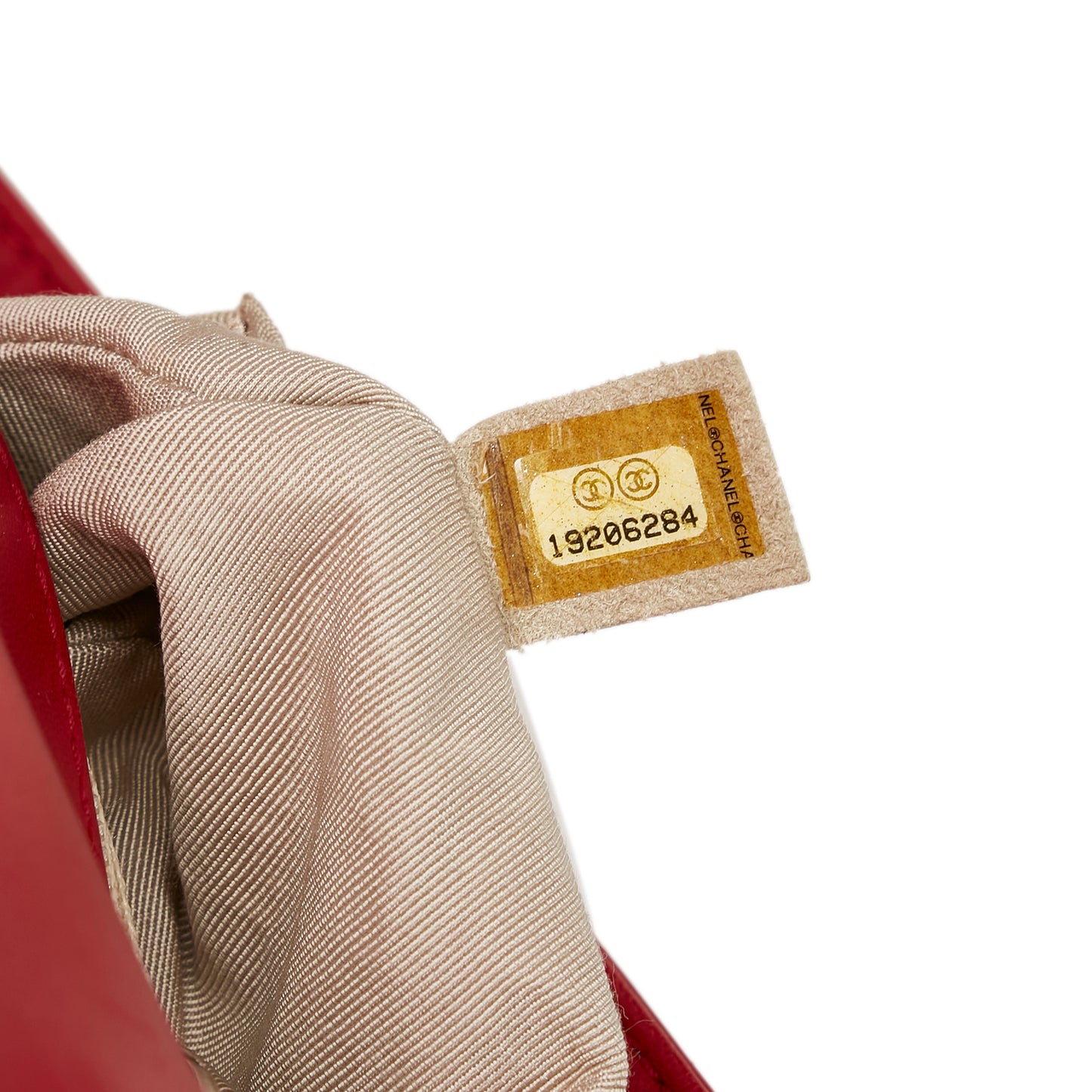 Perforated Lambskin Boy Flap