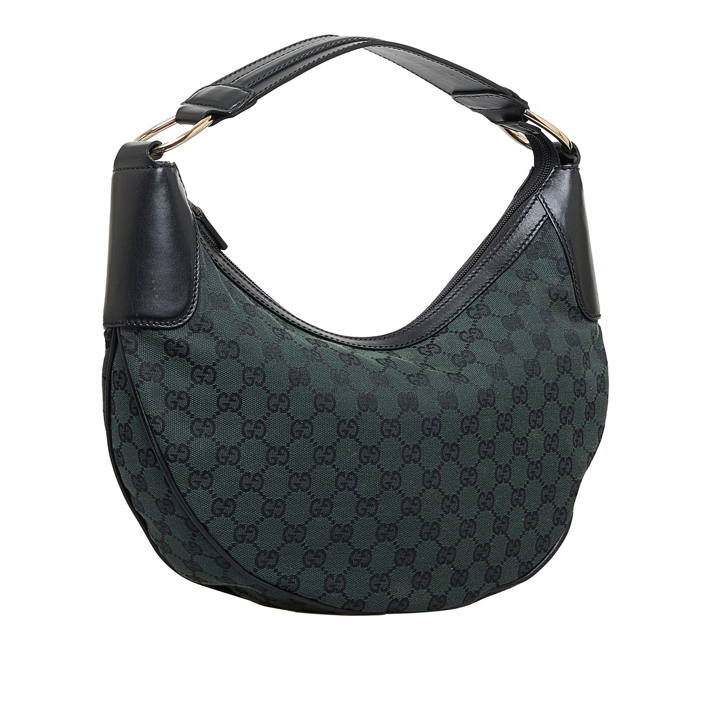 GG Canvas Half Moon Hobo