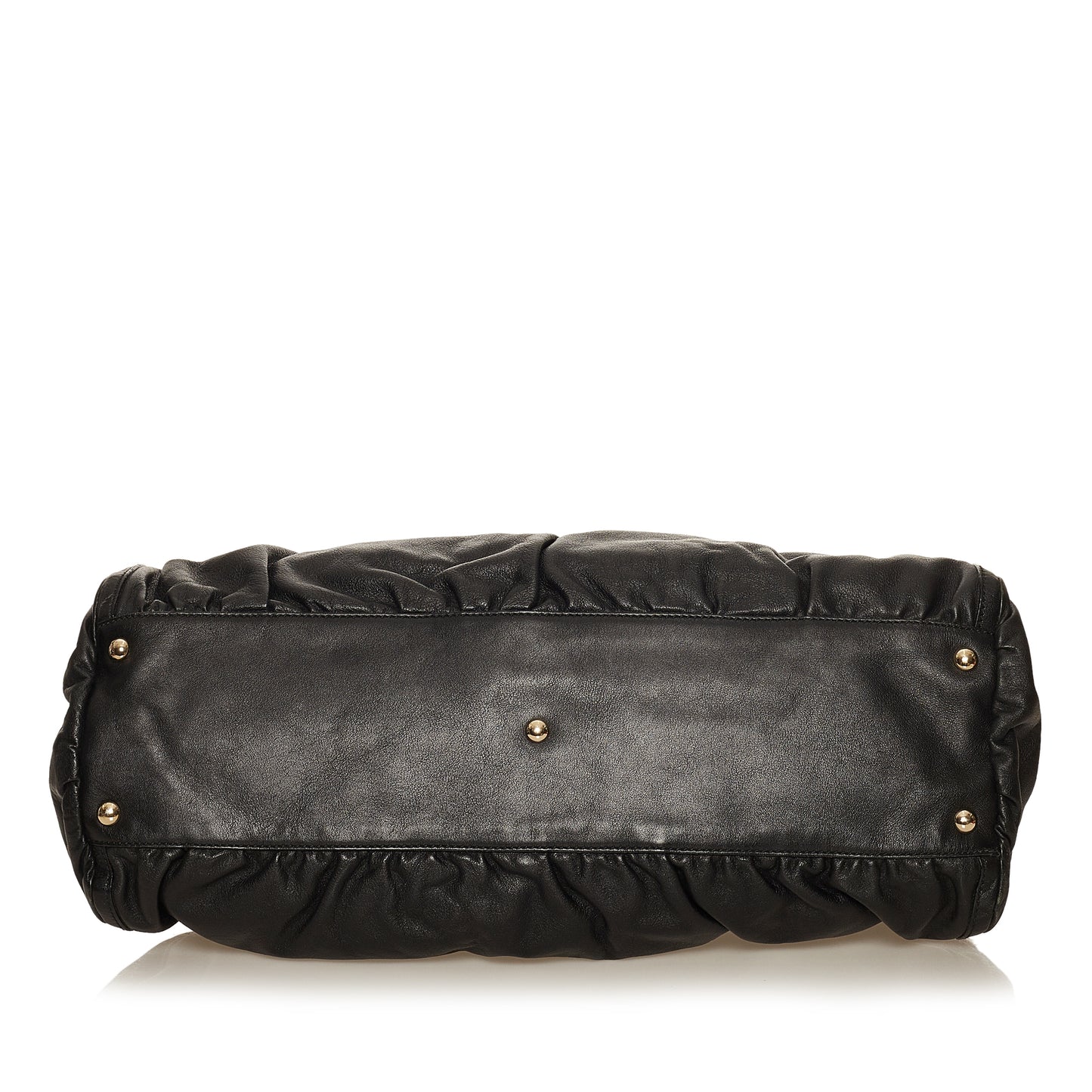 Abbey D-Ring Leather Shoulder Bag