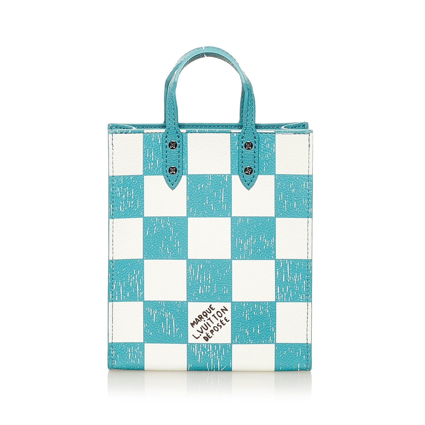 Damier Checkerboard Sac Plat XS