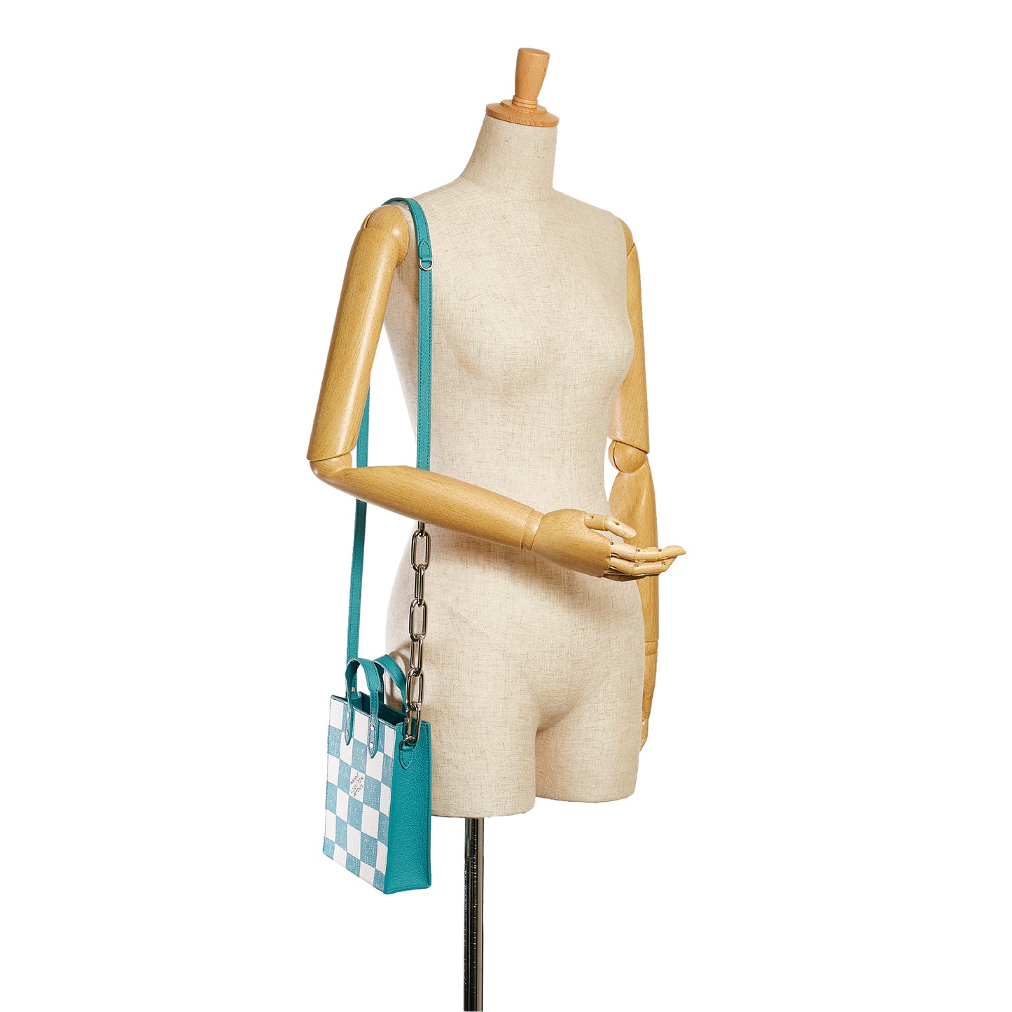 Damier Checkerboard Sac Plat XS
