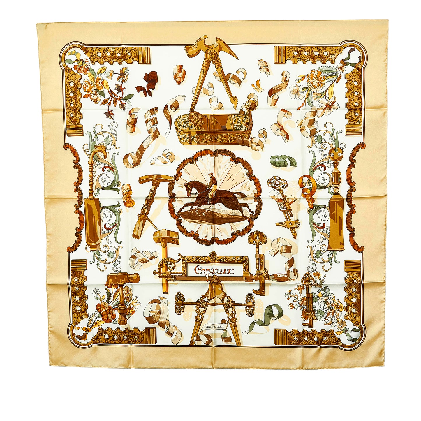 Copeaux Silk Scarf