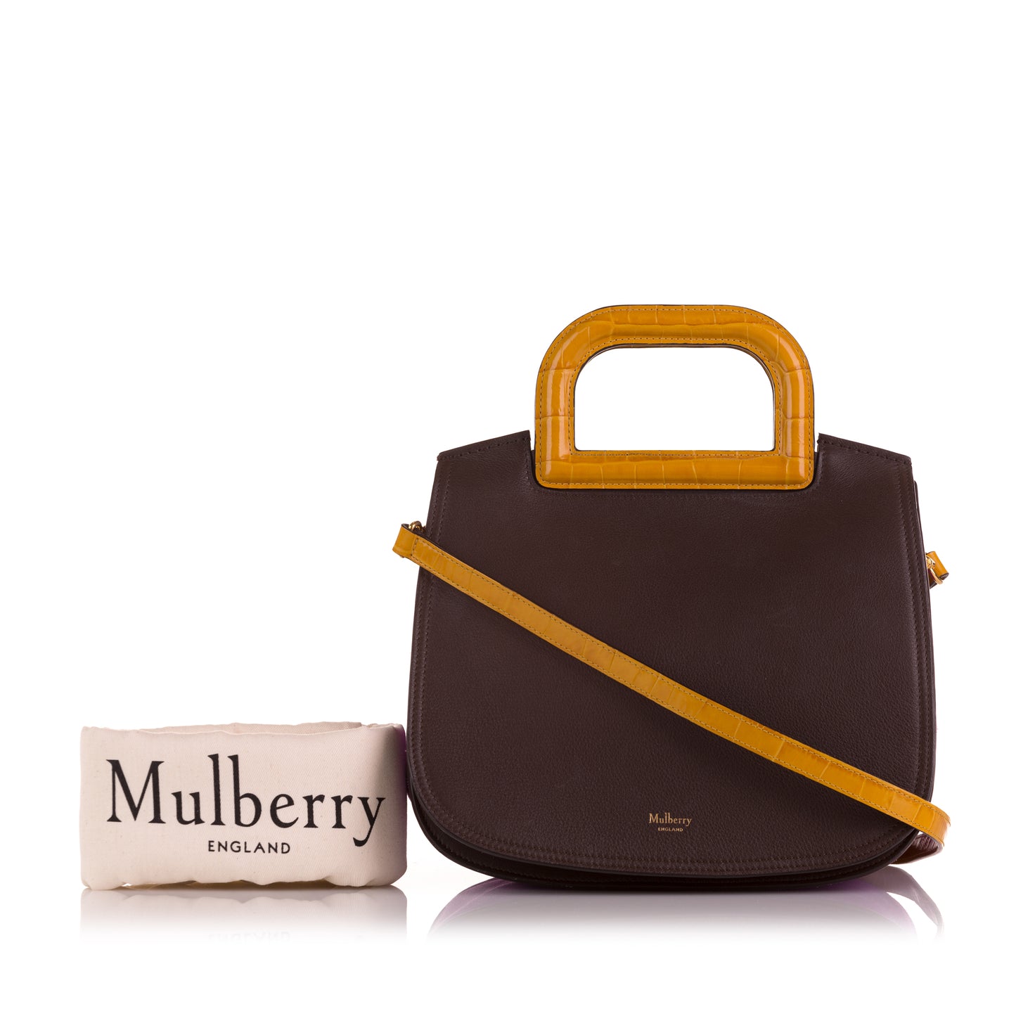 Croc Embossed Leather Brimley