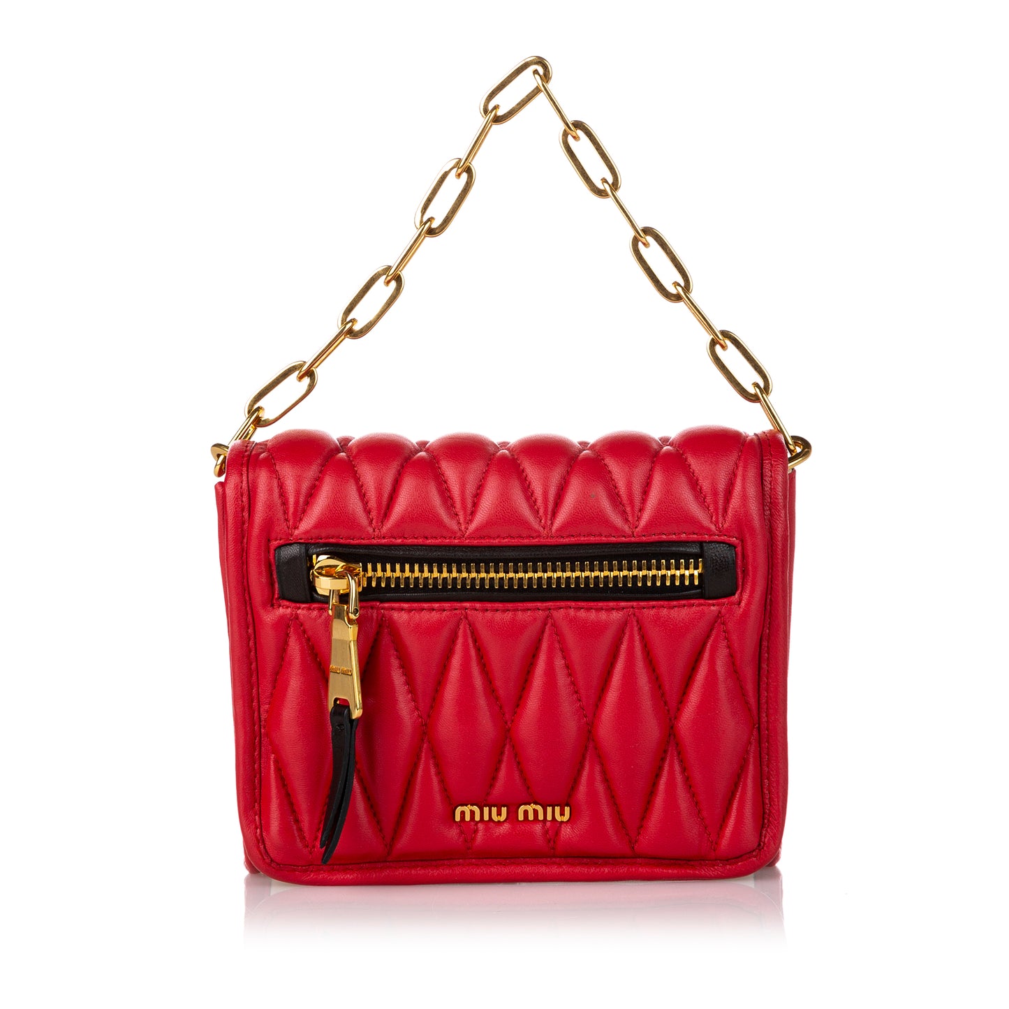 Matelasse Leather Satchel