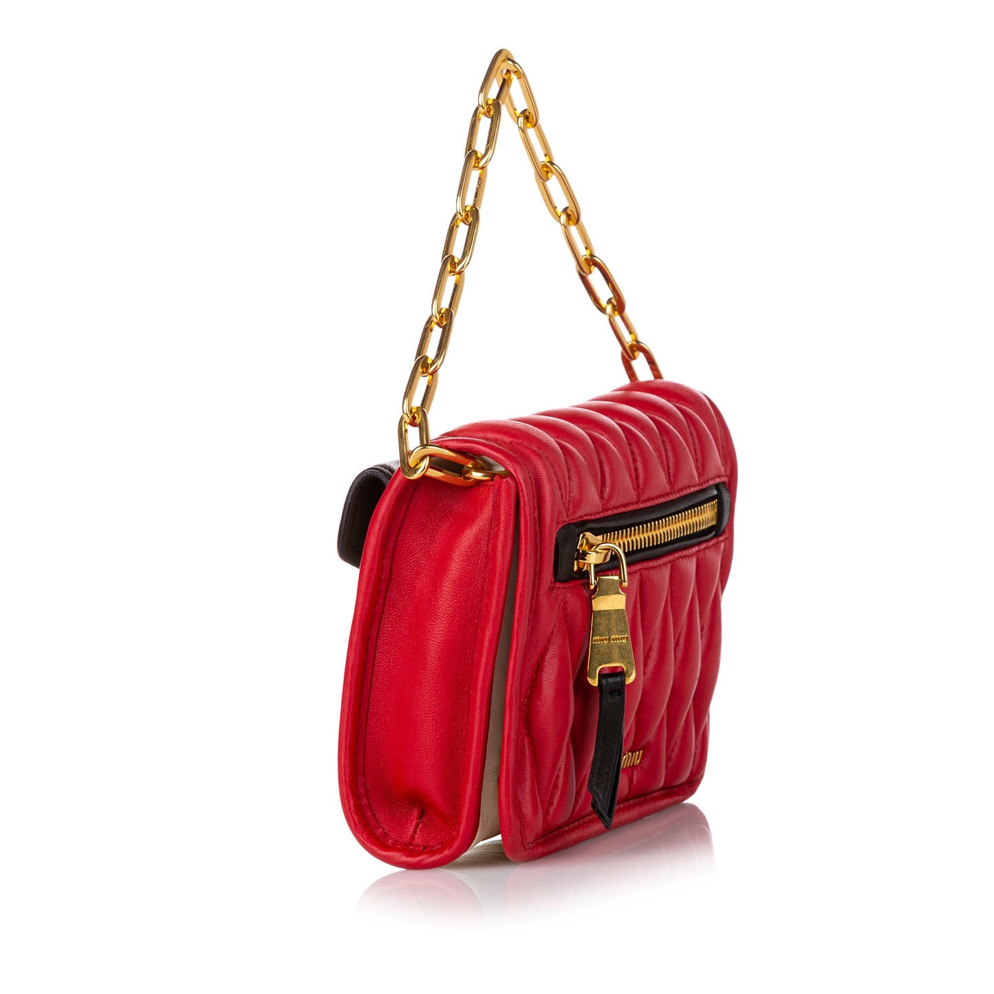 Matelasse Leather Satchel