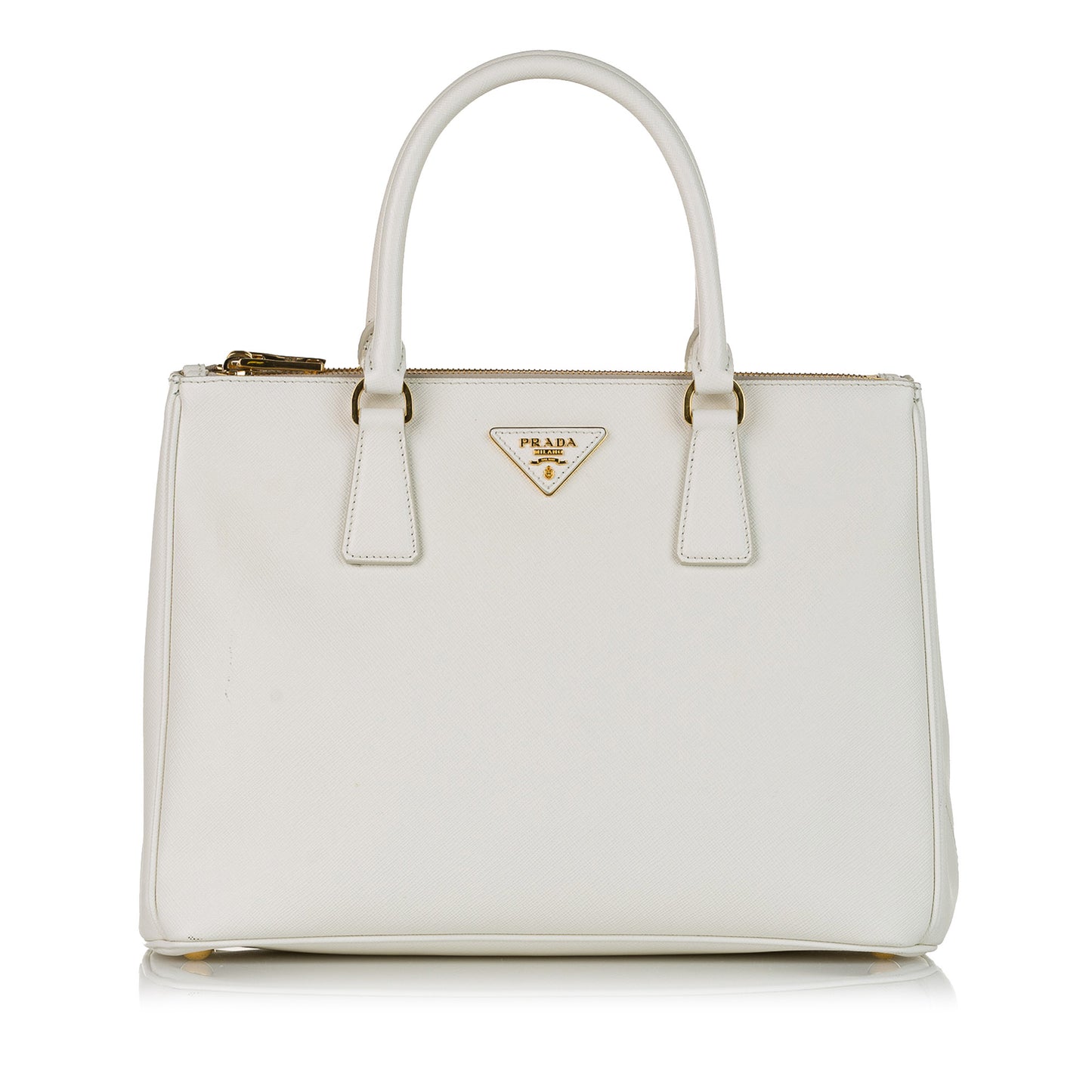 Saffiano Lux Galleria Double Zip Satchel