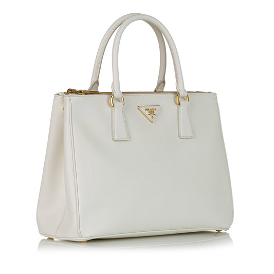 Saffiano Lux Galleria Double Zip Satchel