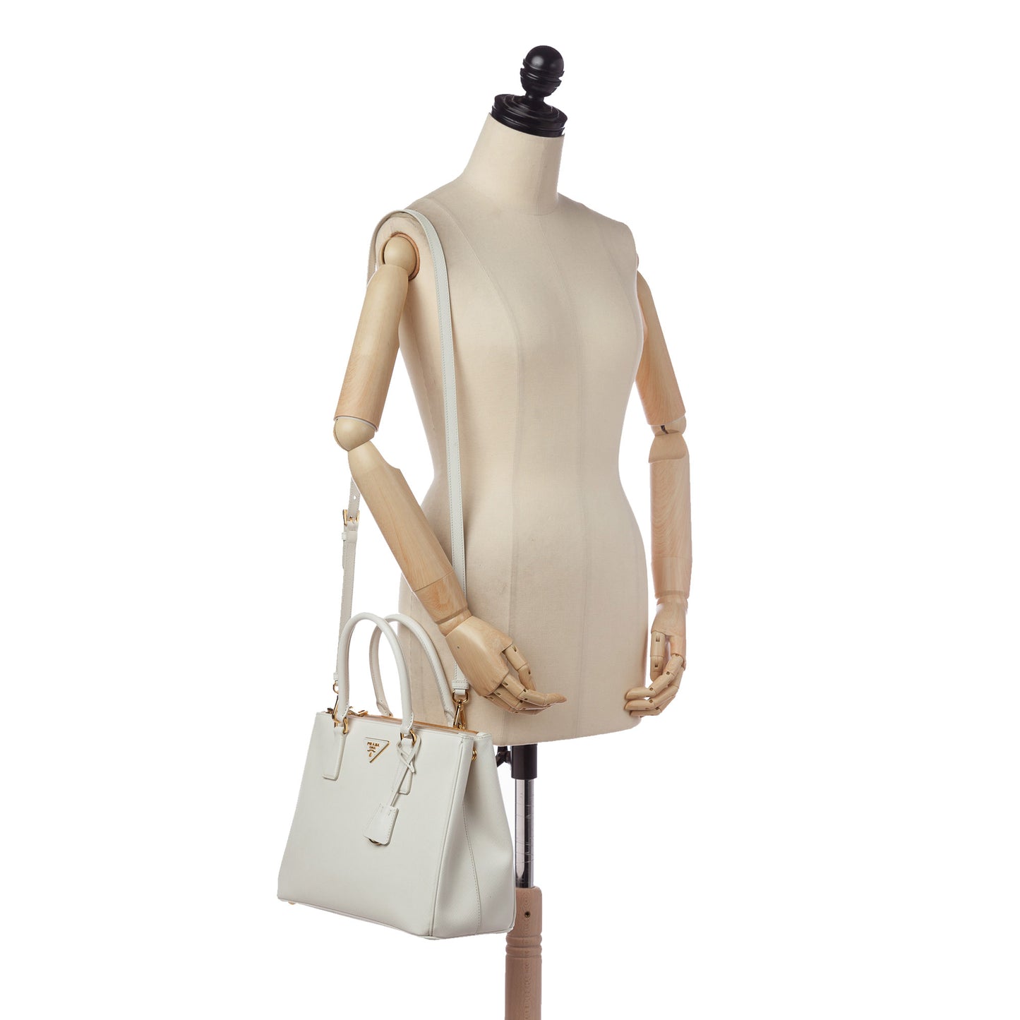 Saffiano Lux Galleria Double Zip Satchel