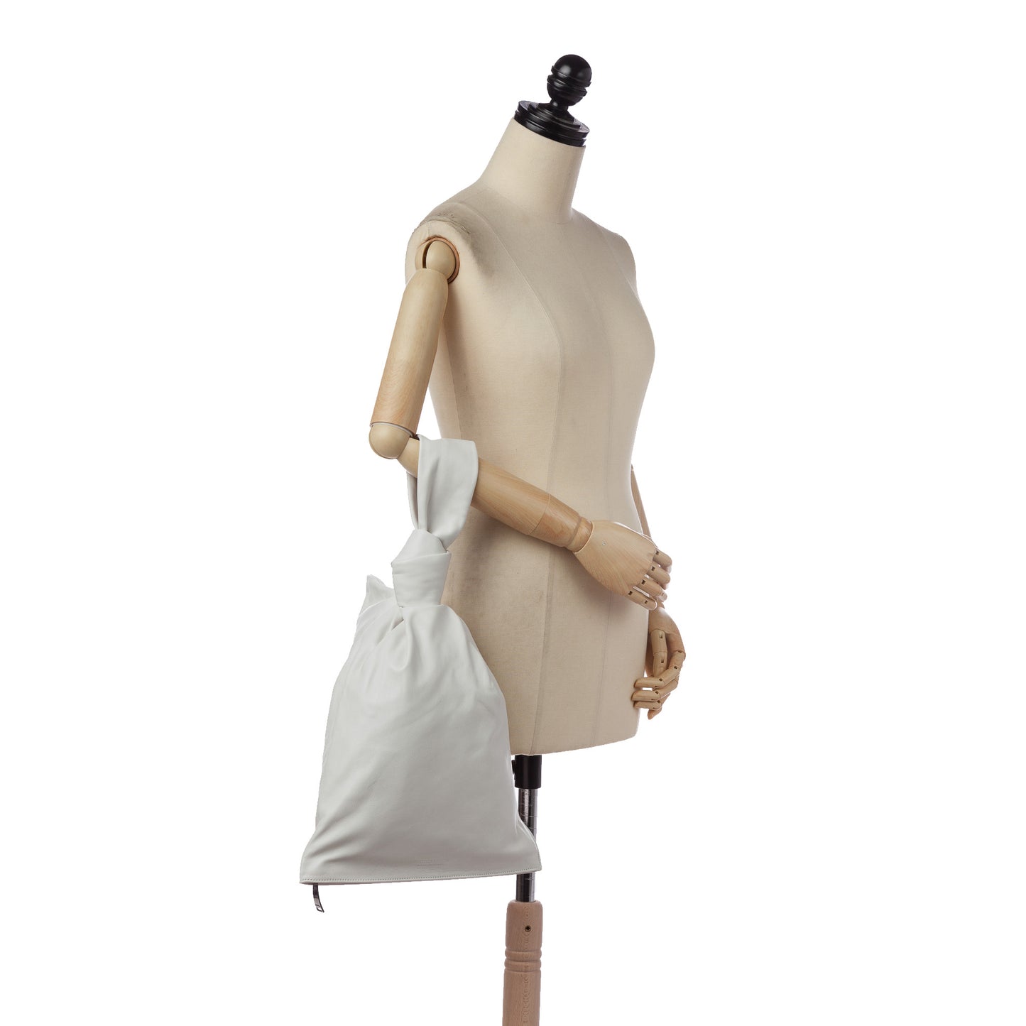 BV Twist Leather Clutch Bag