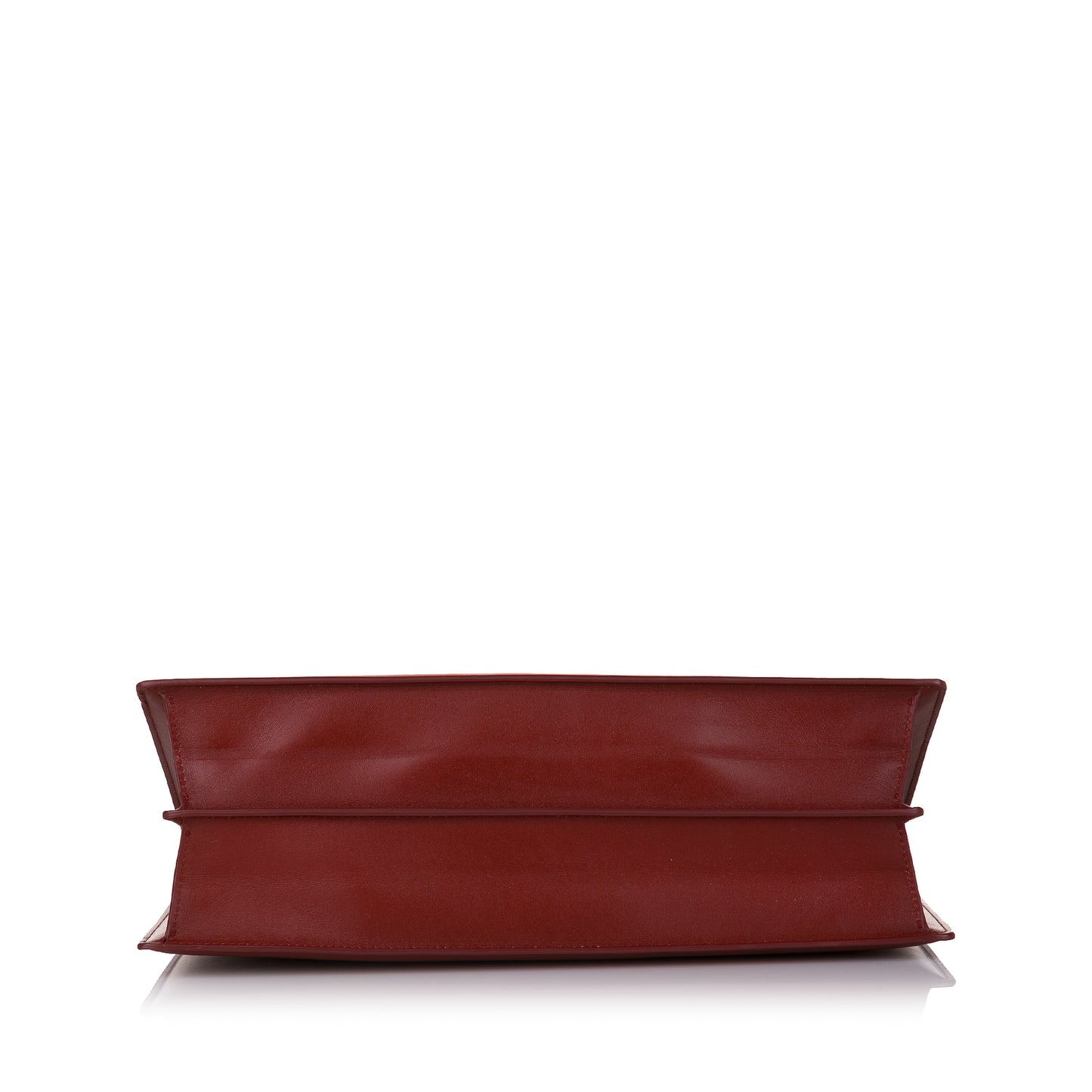 Clasp Leather Handbag