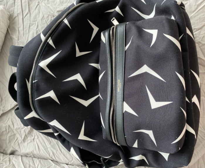 Boomerang Printed Canvas Backpack
