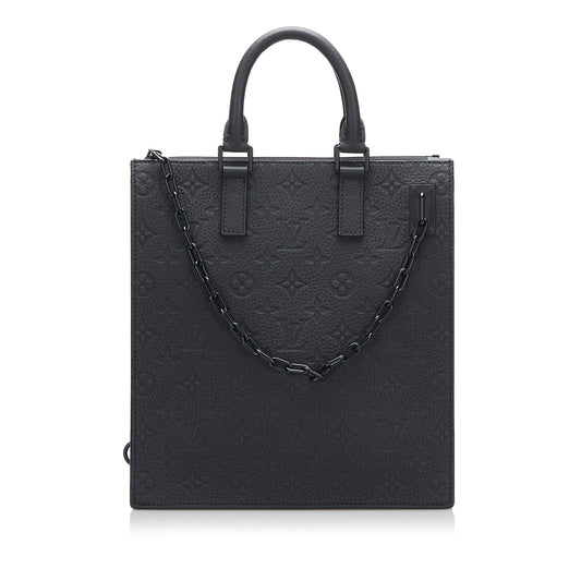 Monogram Taurillon Sac Plat