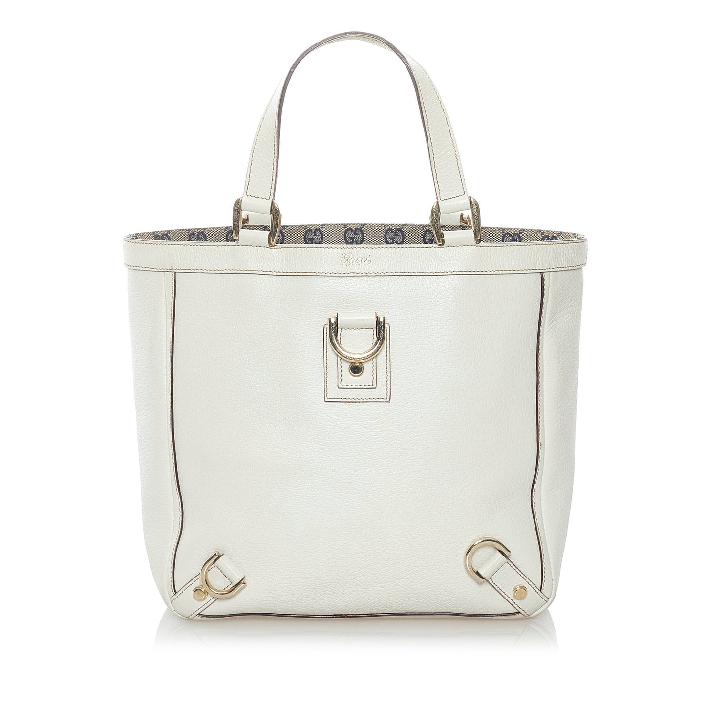 Abbey-D Ring Leather Tote