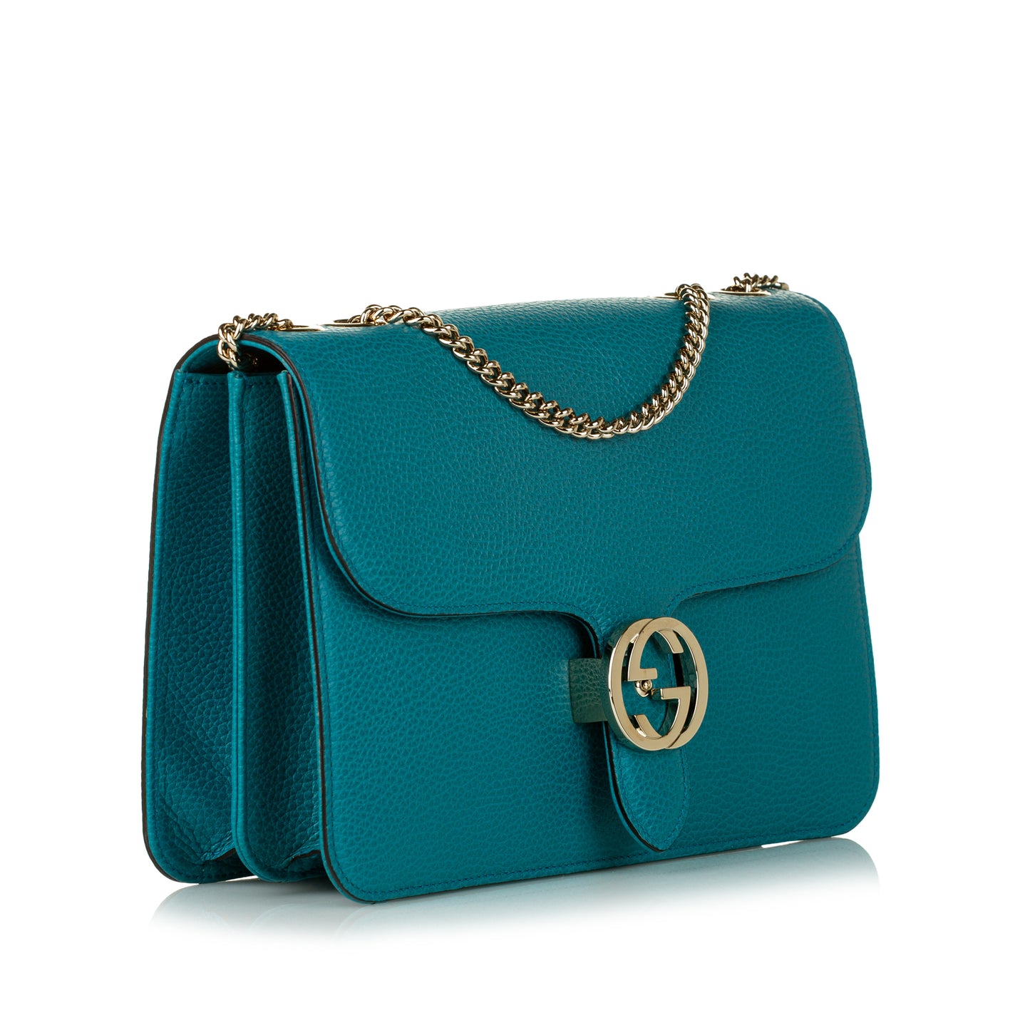 Medium Interlocking G Leather Crossbody Bag