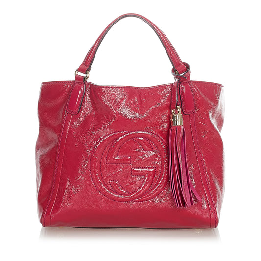 Soho Patent Leather Satchel