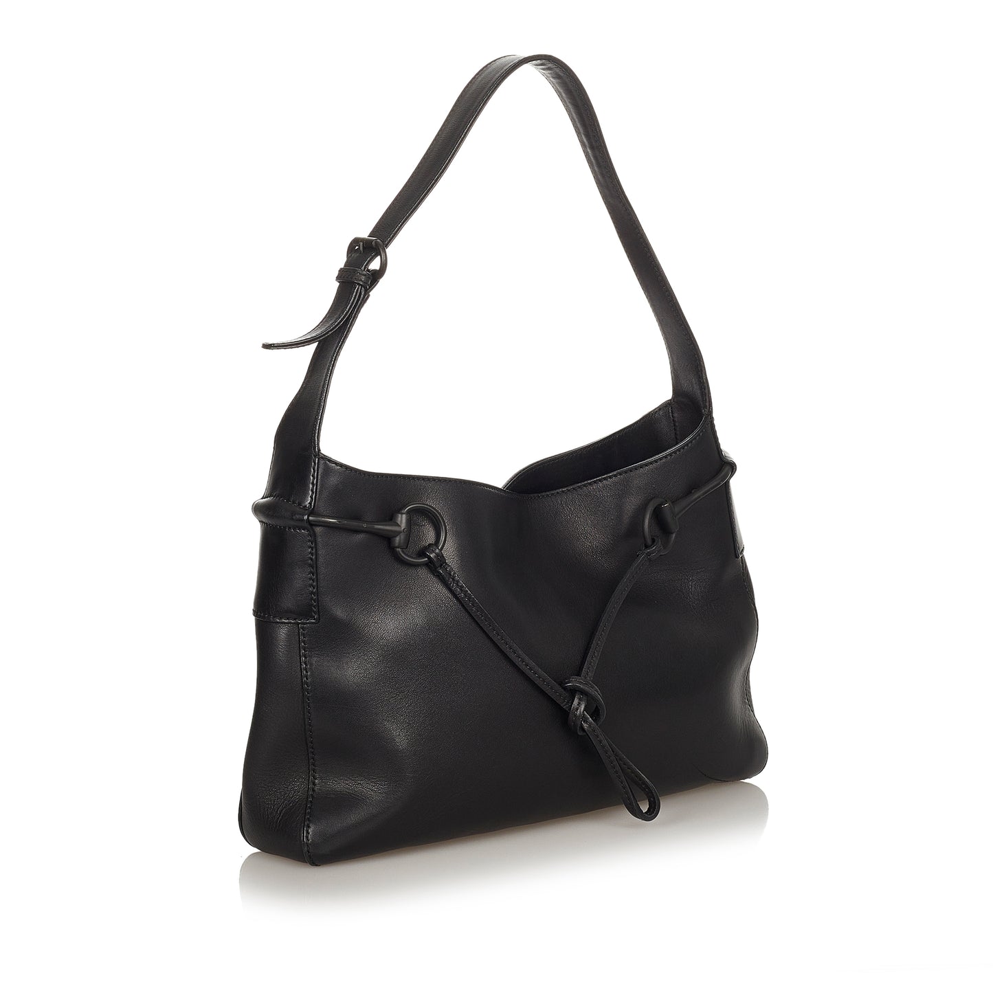 Horsebit Leather Shoulder Bag