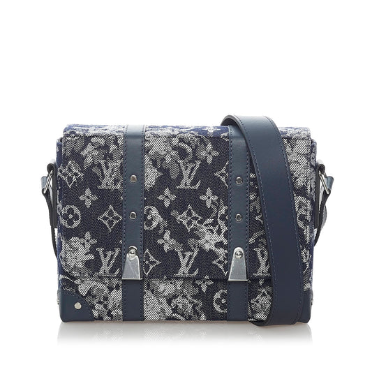 Monogram Tapestry Trunk Messenger