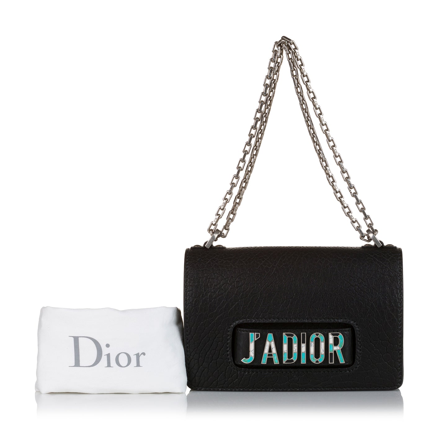 JaDior Chain Leather Flap Bag