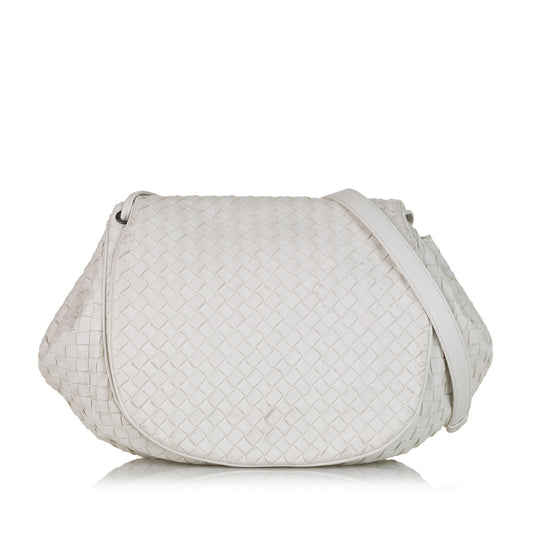 Intrecciato Leather Crossbody Bag