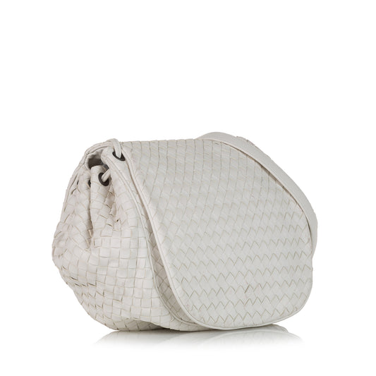 Intrecciato Leather Crossbody Bag