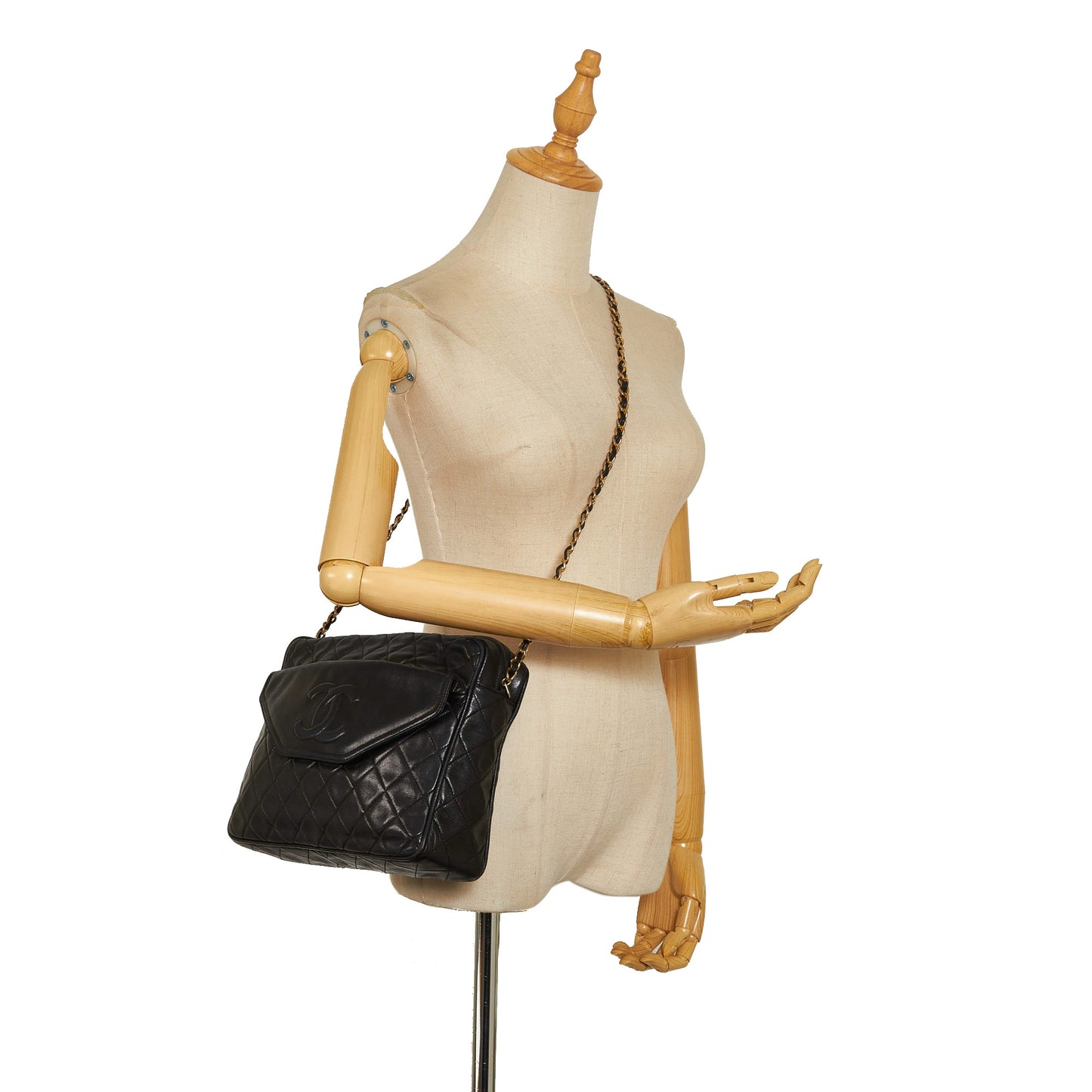 Matelasse Leather Crossbody Bag