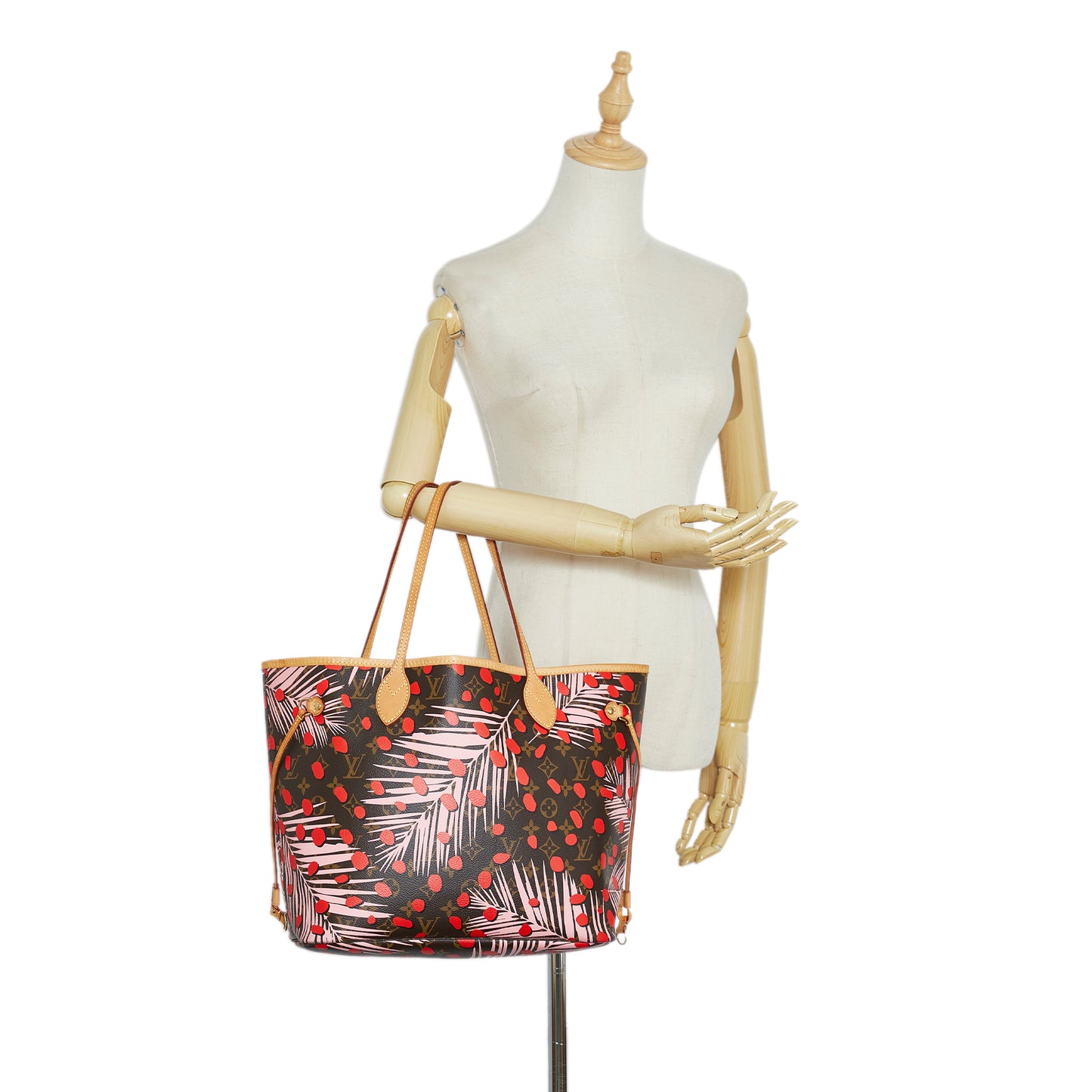 Monogram Jungle Dots Neverfull MM
