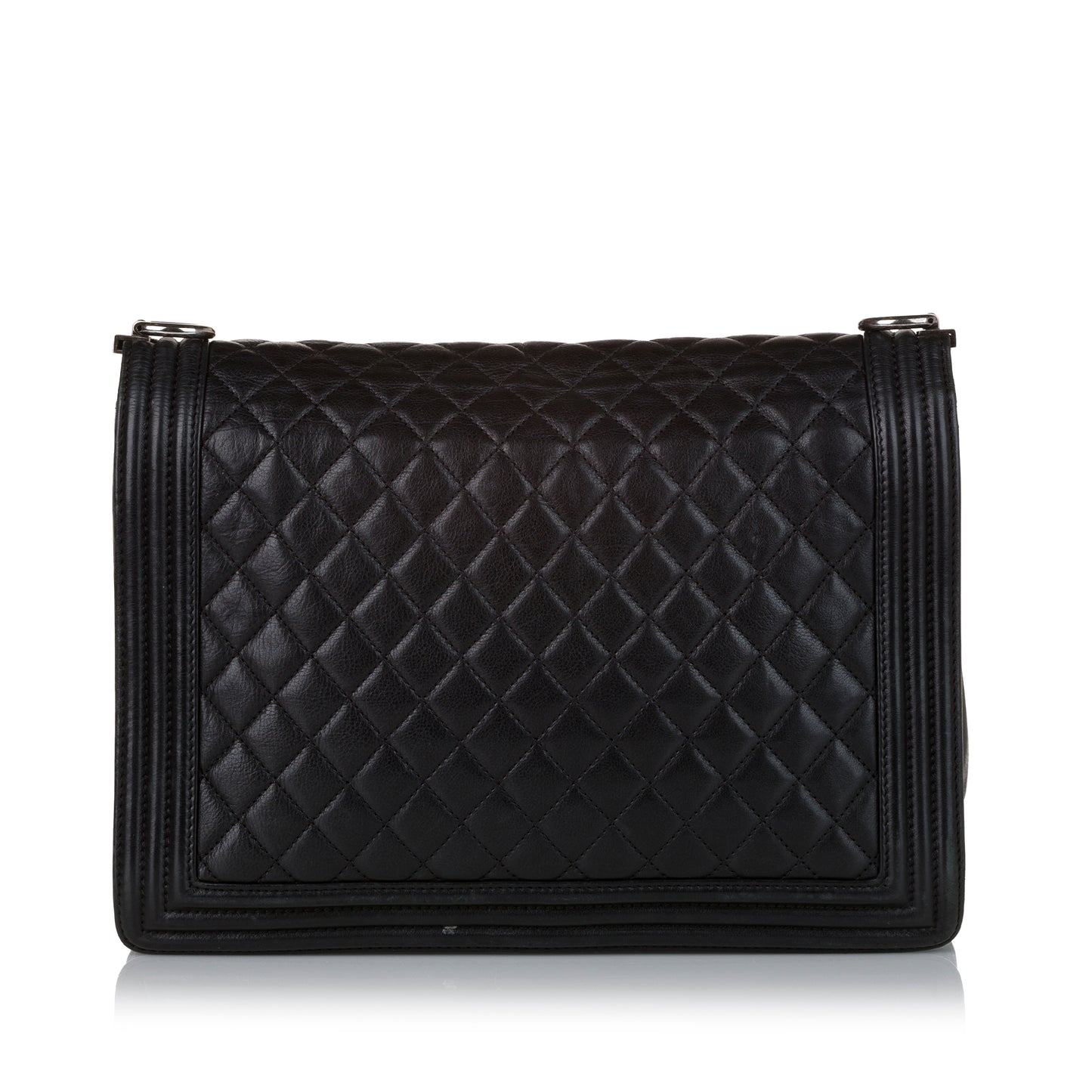 Large Boy Lambskin Leather Flap Bag
