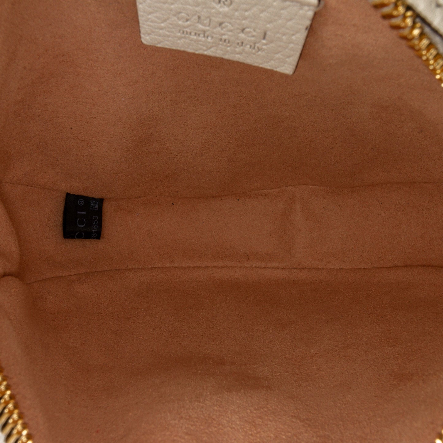 Mini Round Ophidia Leather Crossbody Bag