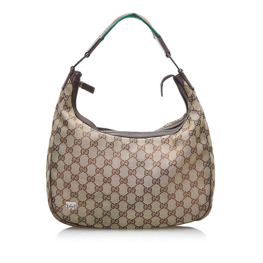 GG Canvas Web Shoulder Bag