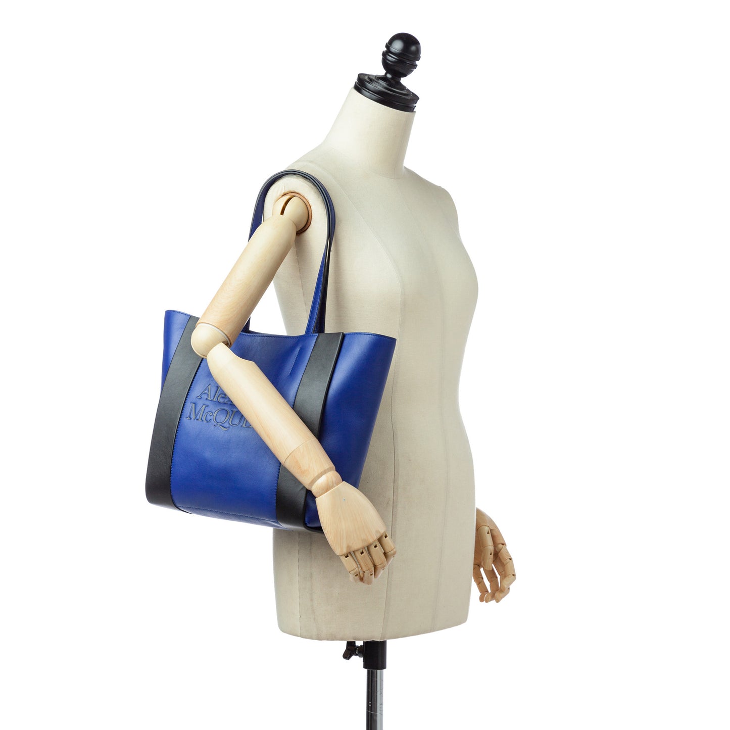 Logo Leather Tote Bag