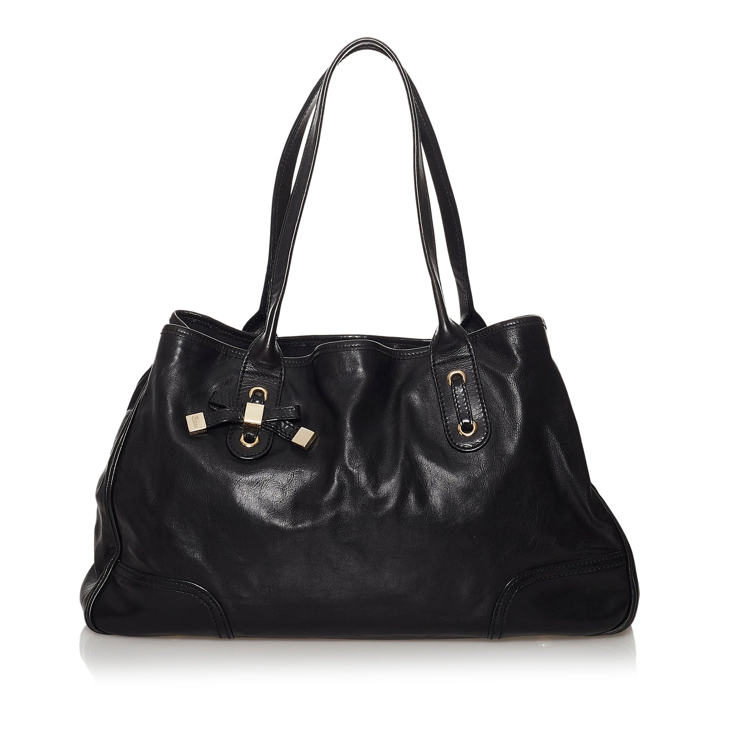 Princy Leather Tote Bag