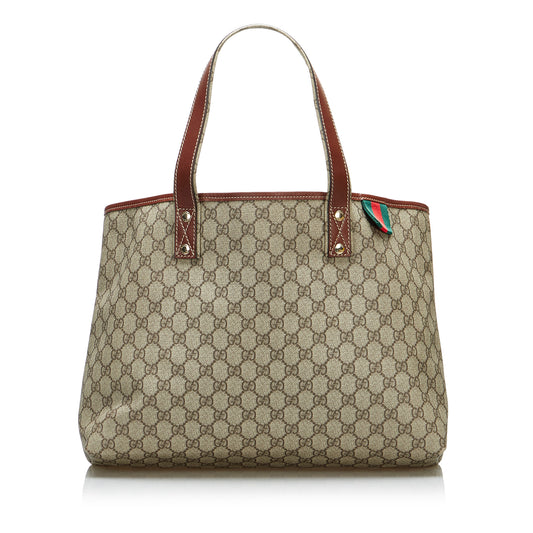 Medium GG Supreme Web Loop Tote Bag