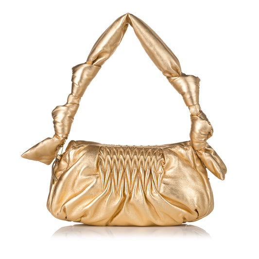 Metallic Knot bag