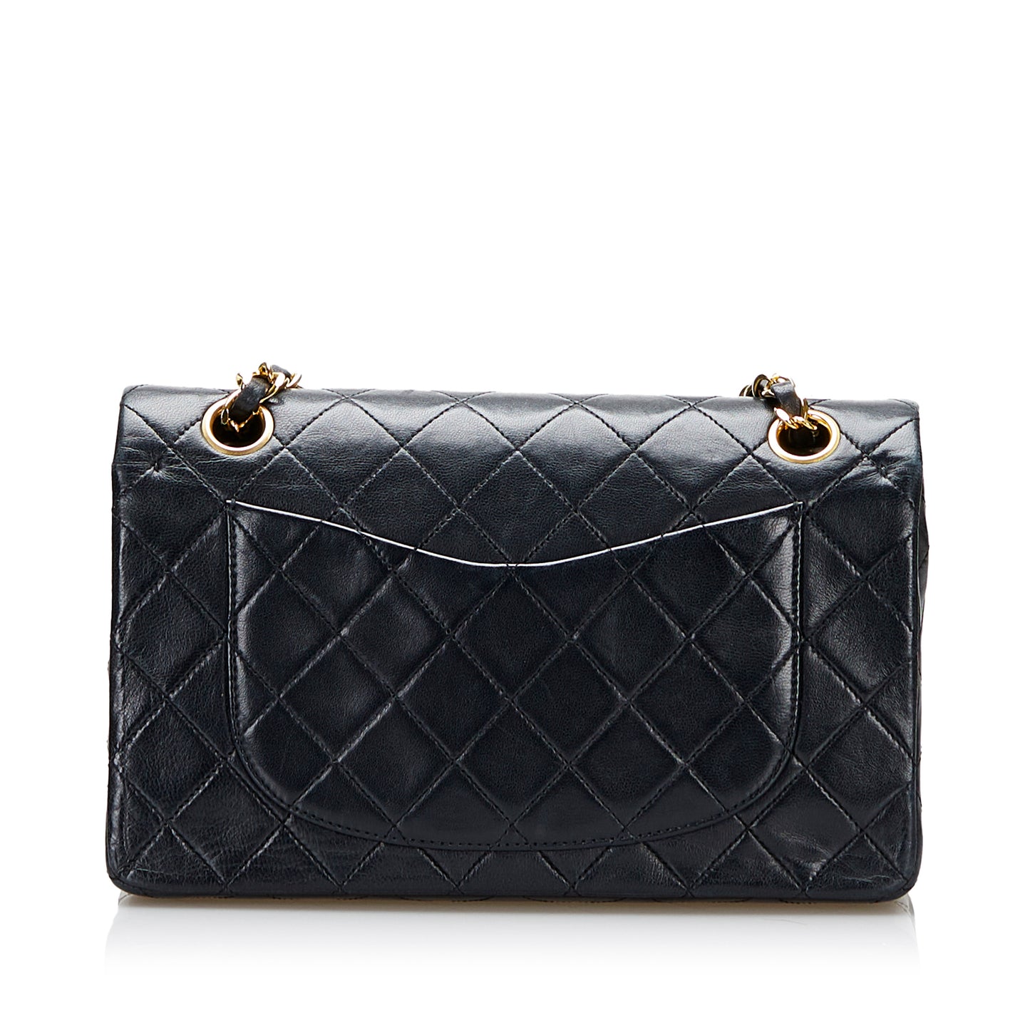 Small Classic Lambskin Leather Double Flap Bag