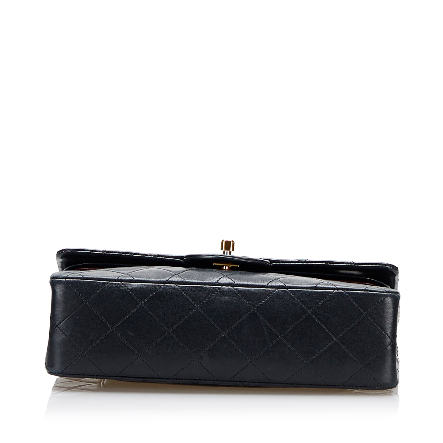 Small Classic Lambskin Leather Double Flap Bag