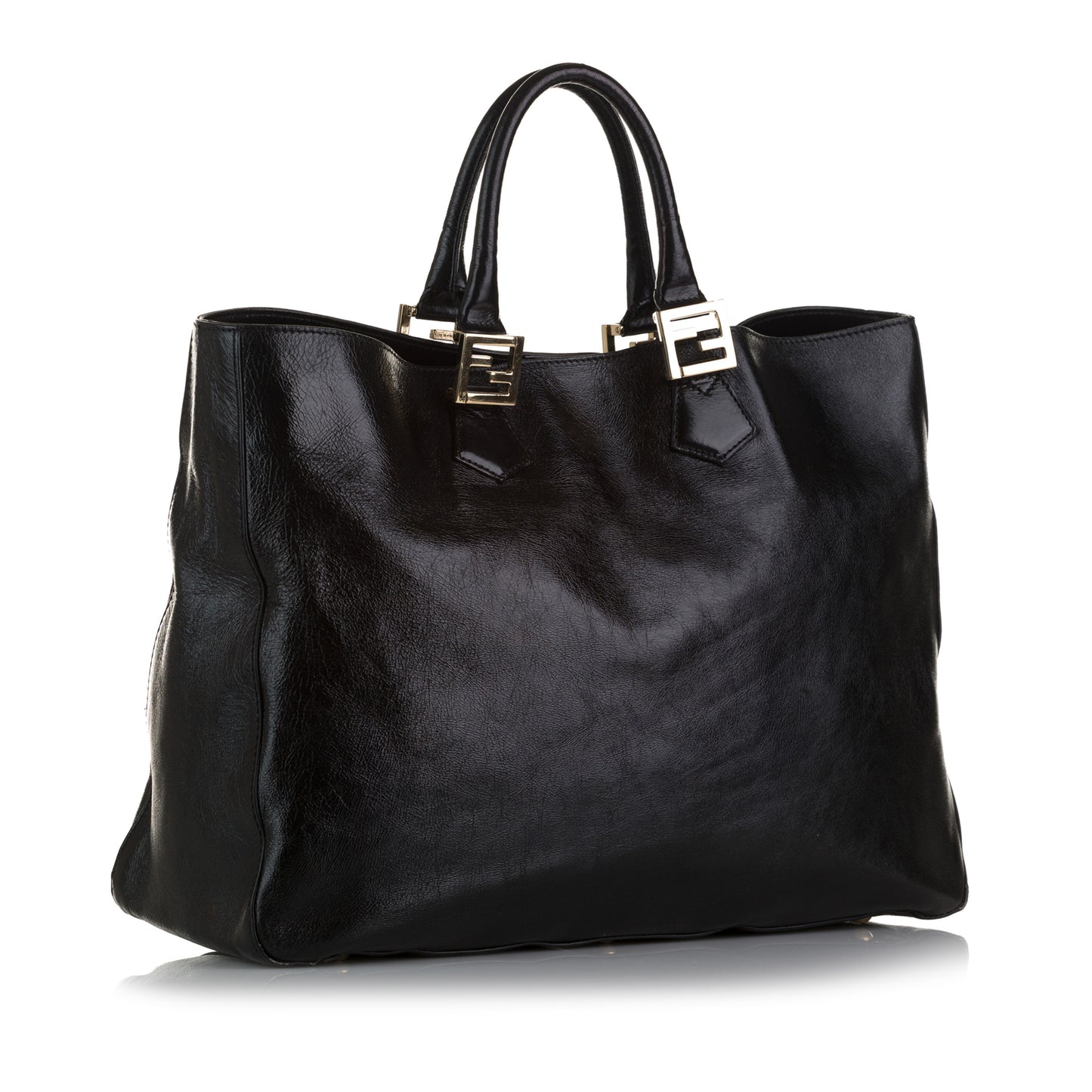 Twins Leather Tote Bag