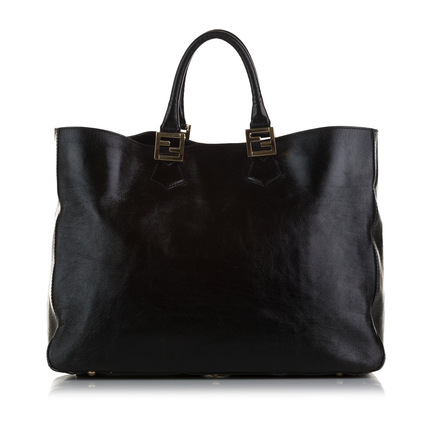 Twins Leather Tote Bag
