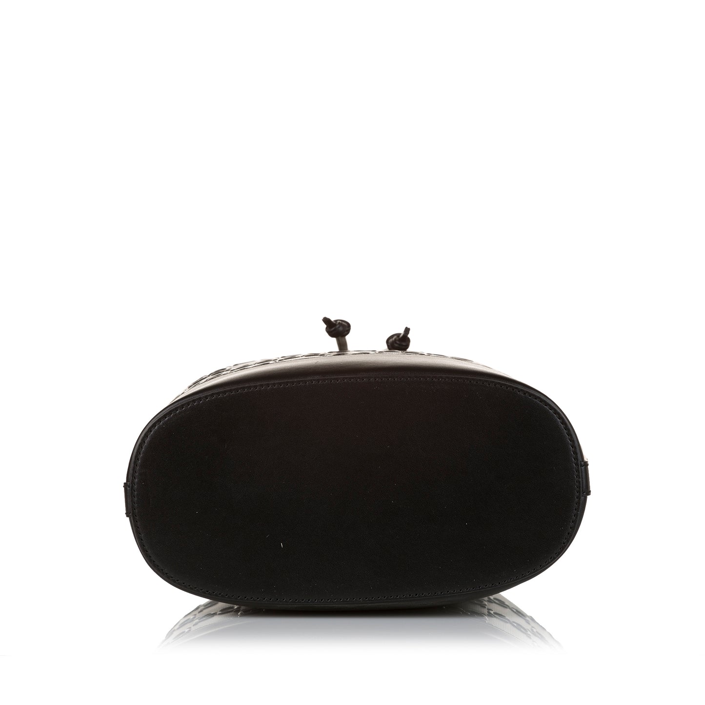 GG Embossed Leather Bucket Bag
