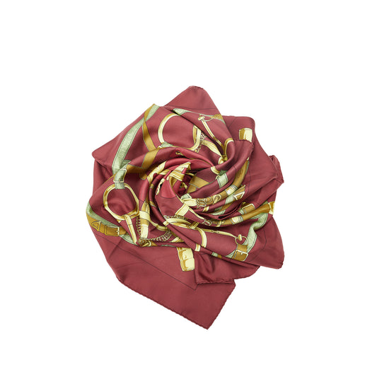 Eperon d'Or Silk Scarf