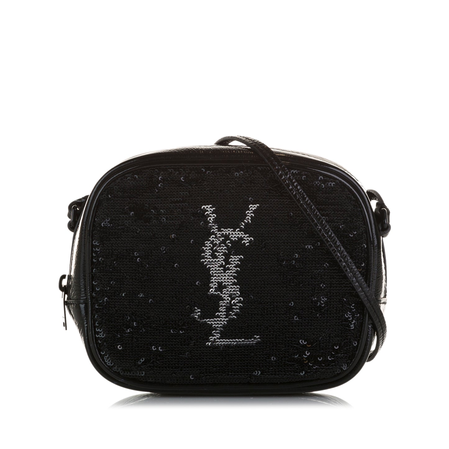 Sequin Blogger Patent Crossbody