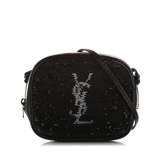Sequin Blogger Patent Crossbody